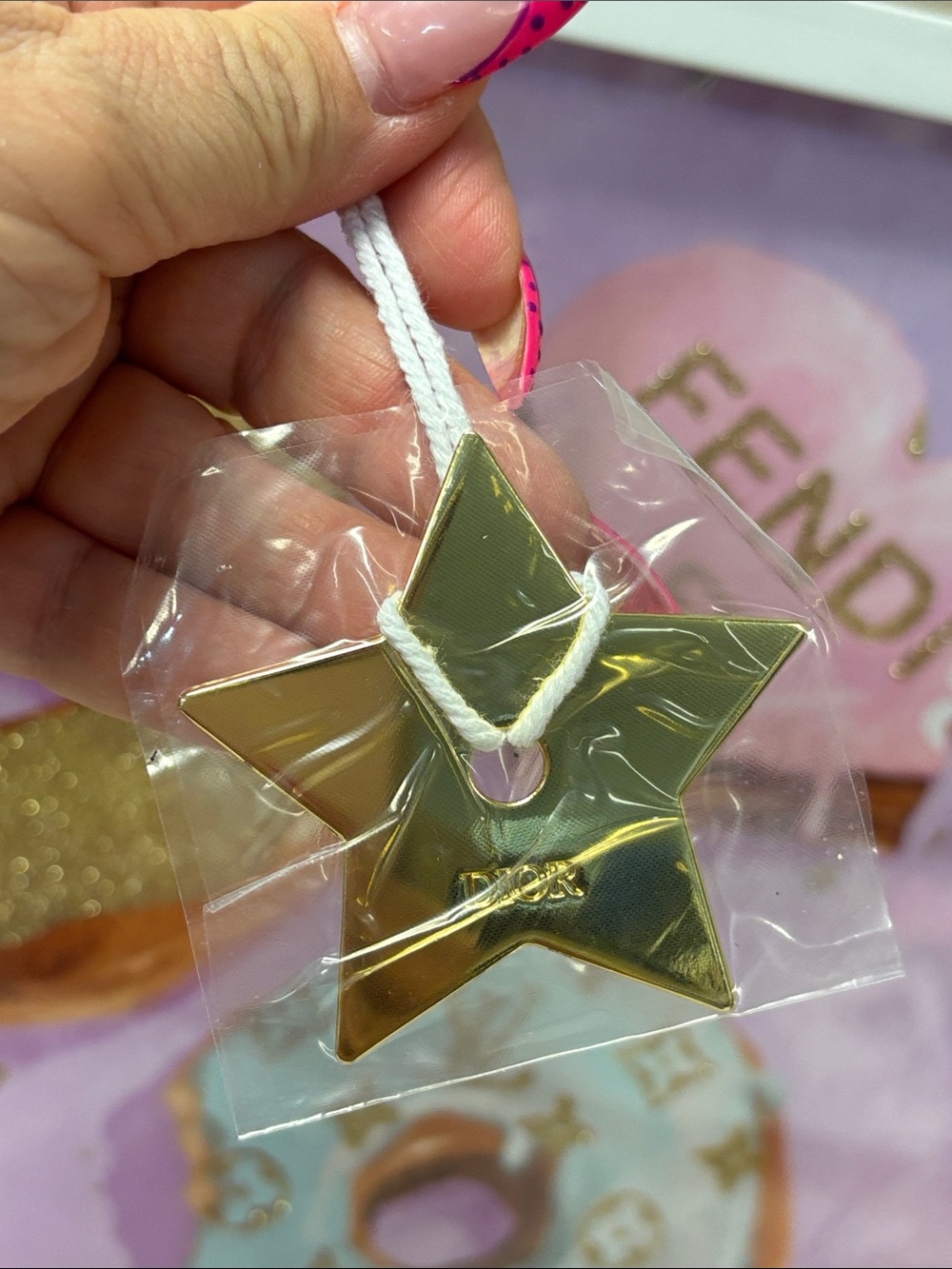 Christian Dior Gold Star Charm 🆕